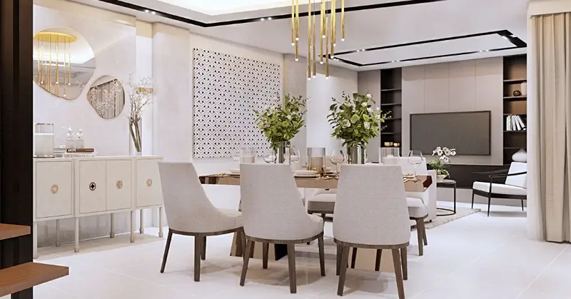 IEO designed the house with a modern contemporary style that could ideally fit a family of six to eight persons.
