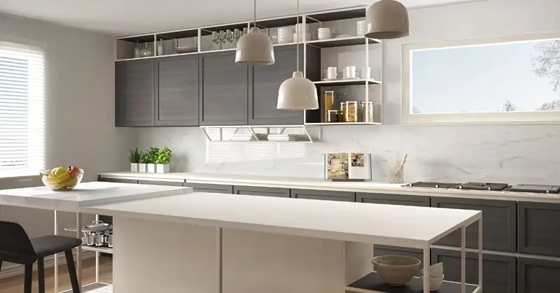 Some rooms have odd angles due to architectural designs. Instead of hiding it with unnecessary nooks and crannies, turn it into a functional space like a workstation or a properly designed storage space.
