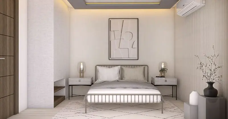 To stay prepared, designing a guest room should entail adding enough storage space for their personal belongings so the room doesn’t feel cramped at all.